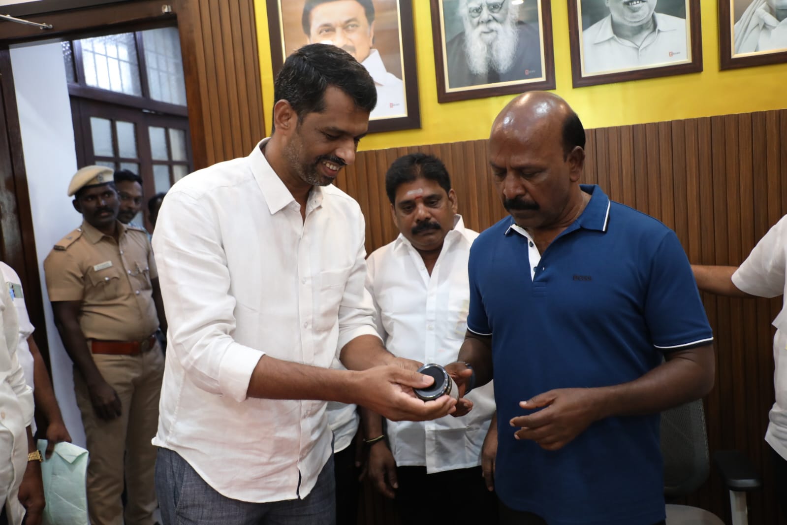 Meeting with minister