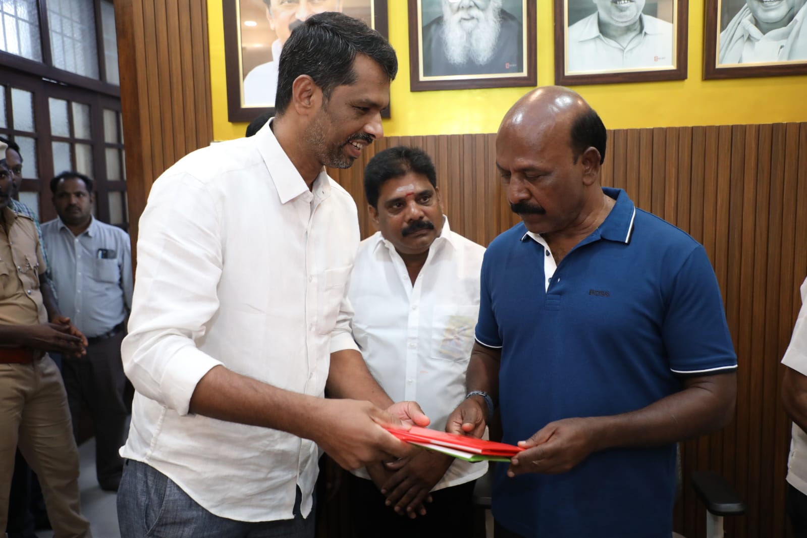 Conference Resolution Presented to Minister